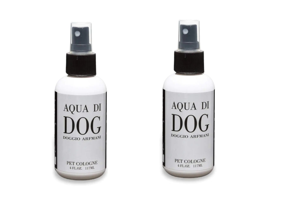 Sempré by Nature Labs Designer Pet Colognes Pet Fragrances for the Best Smellers. (2) 4oz Bottles (Aqua Di Dog)